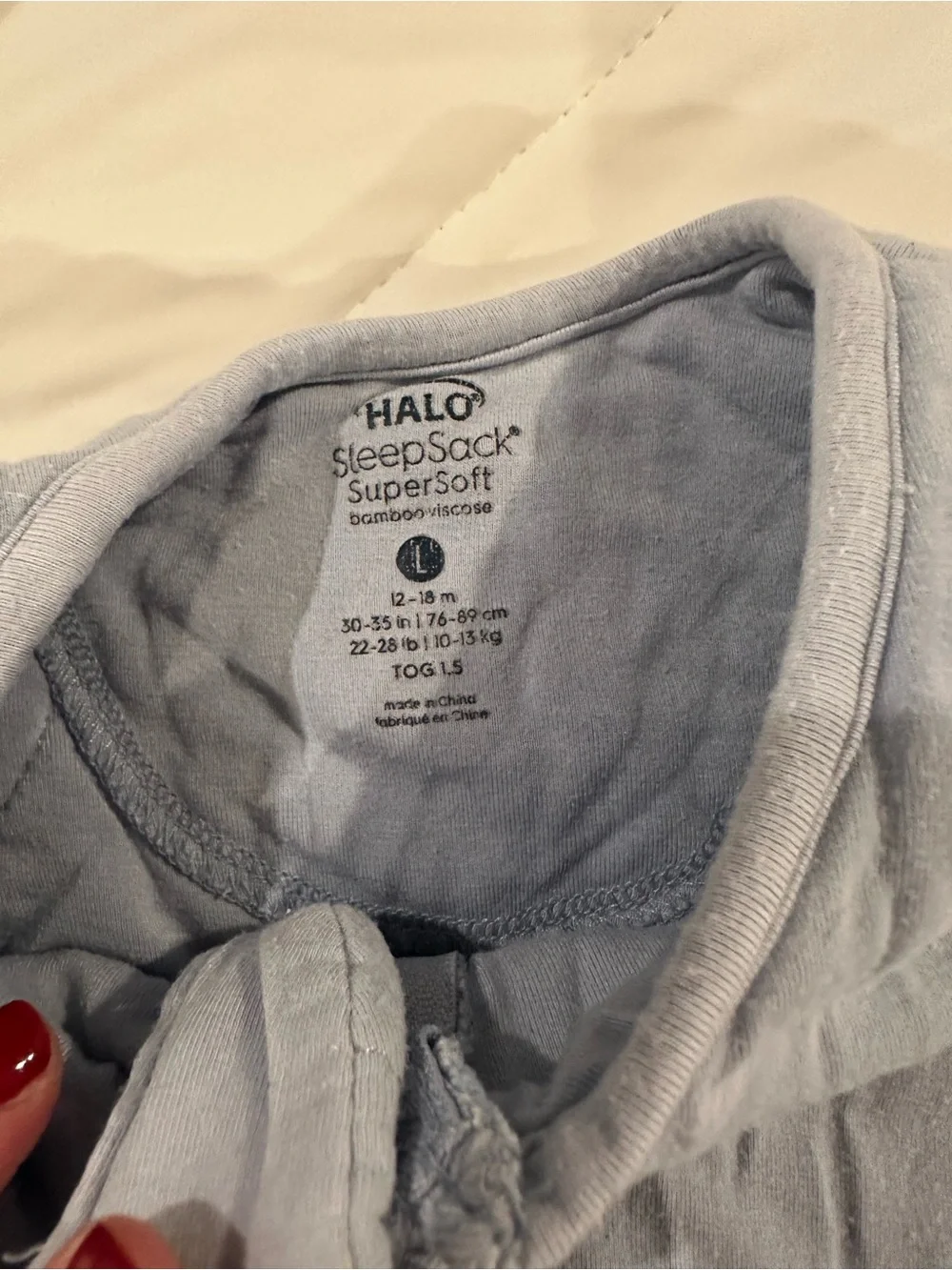 Halo bamboo sleepsack size L (12-18m)
